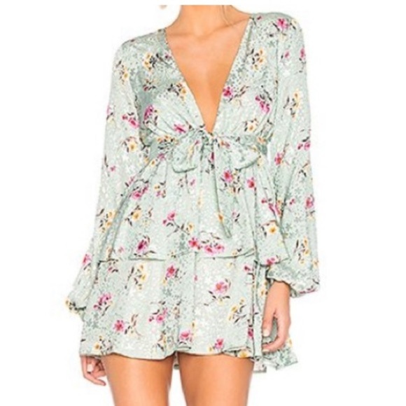 Majorelle Birkshire Mini Dress In Green Whisper XS
